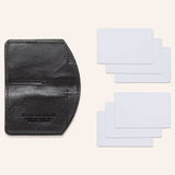Minimalist Spartan Wallet in Bison - Black - With Cards